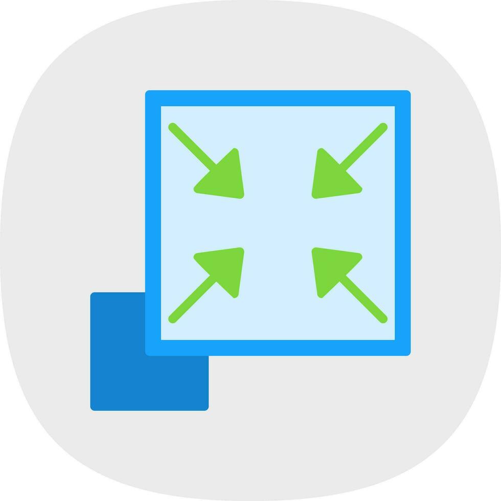 Resizing Vector Icon Design