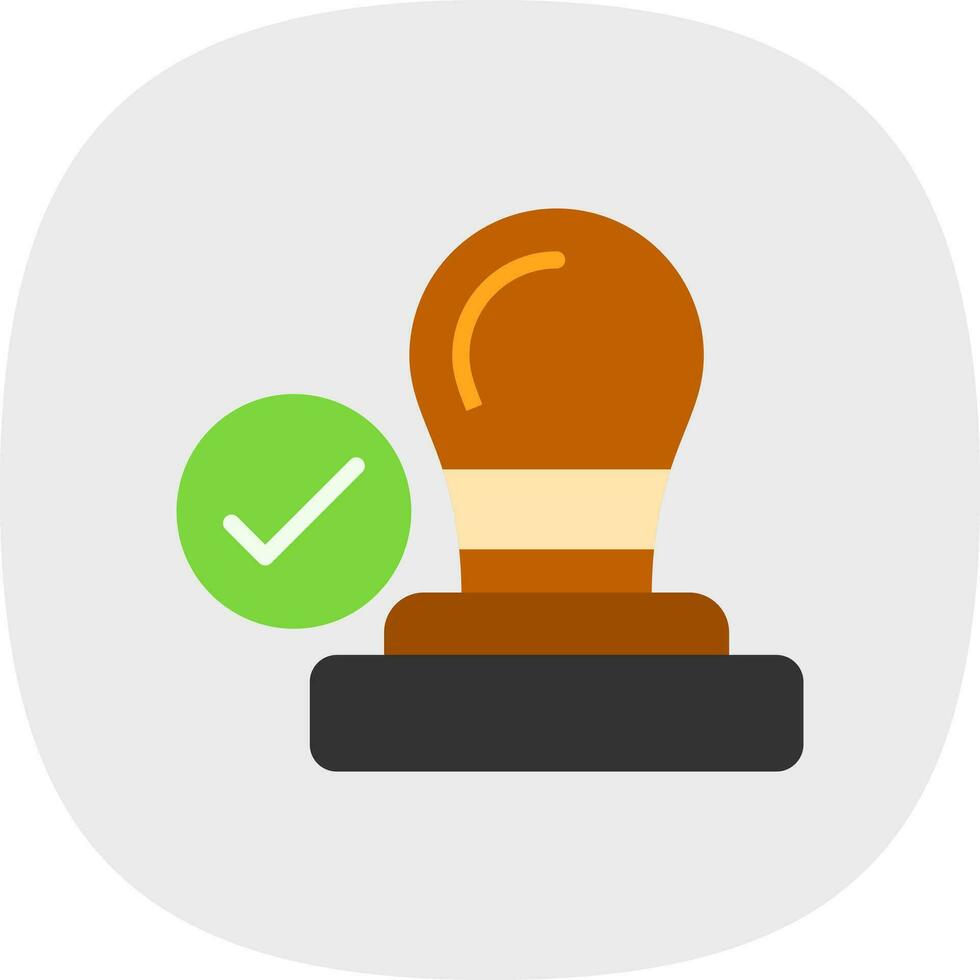 Stamp Vector Icon Design