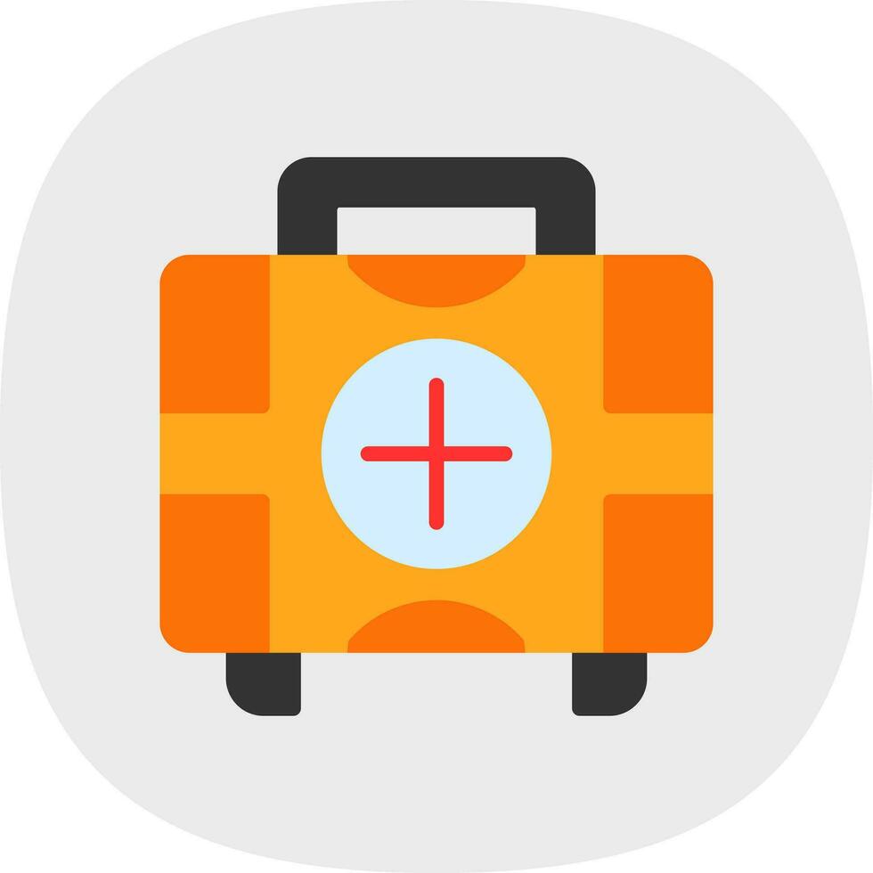 First aid kit Vector Icon Design