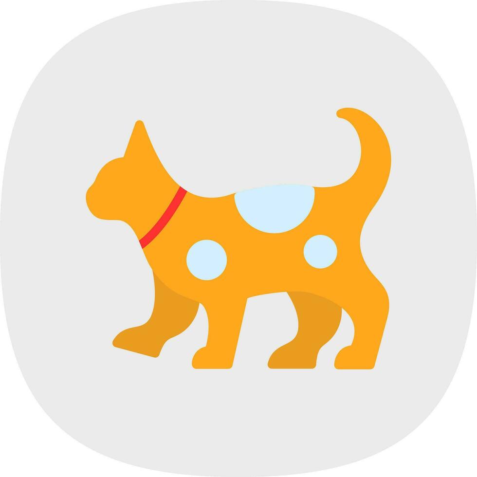 diseño de icono de vector de gato