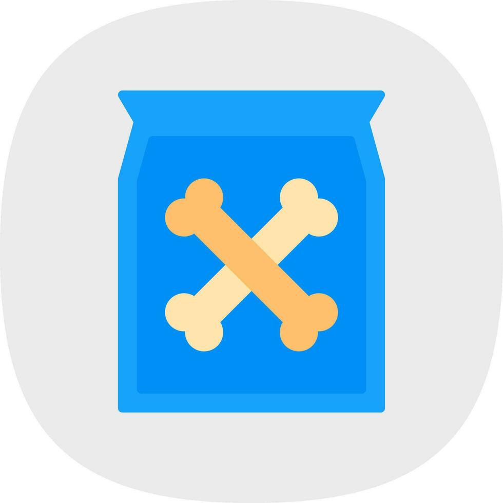 Dog food Vector Icon Design