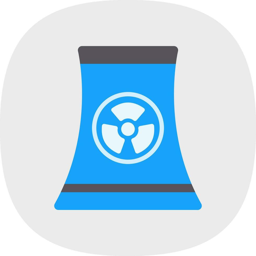 diseño de icono de vector nuclear