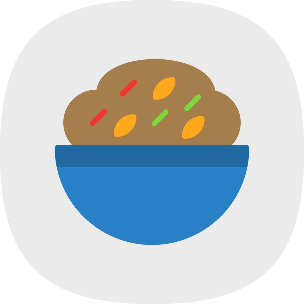 Red curry Vector Icon Design