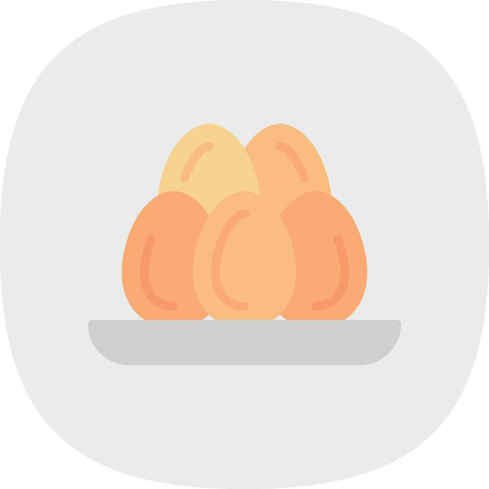 Eggs Vector Icon Design