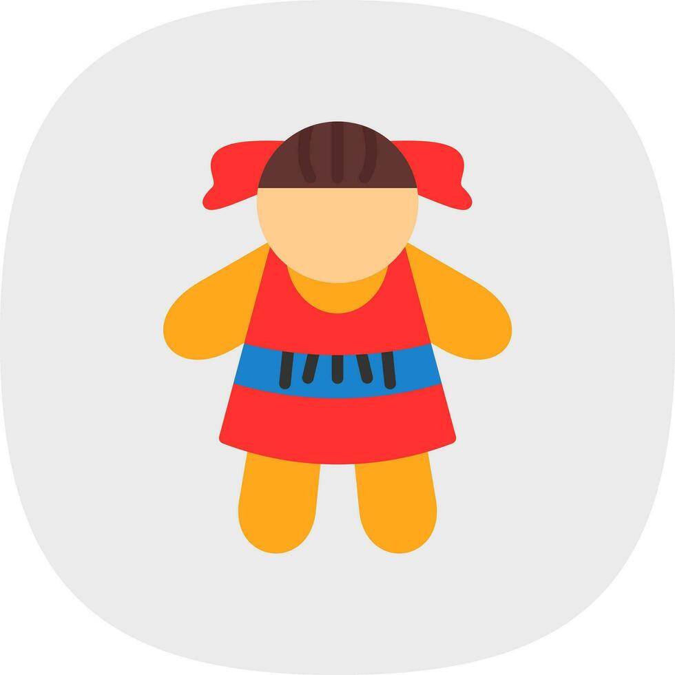 Doll Vector Icon Design
