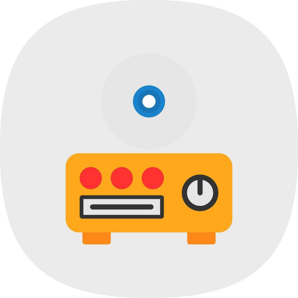 CD player Vector Icon Design