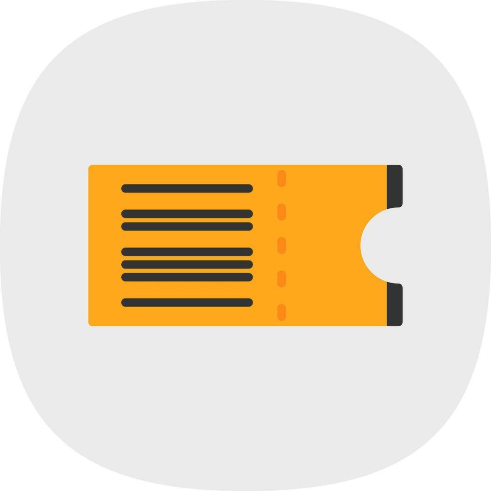 Ticket Vector Icon Design