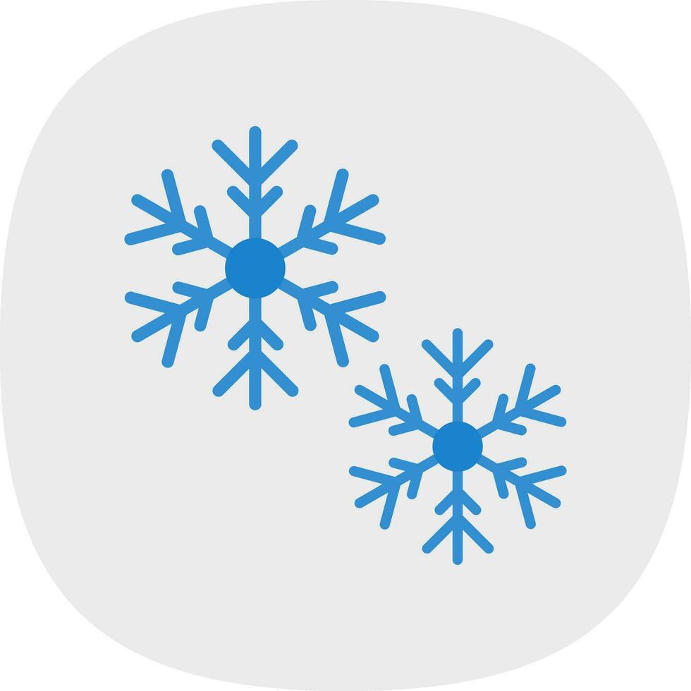 diseño de icono de vector de nieve