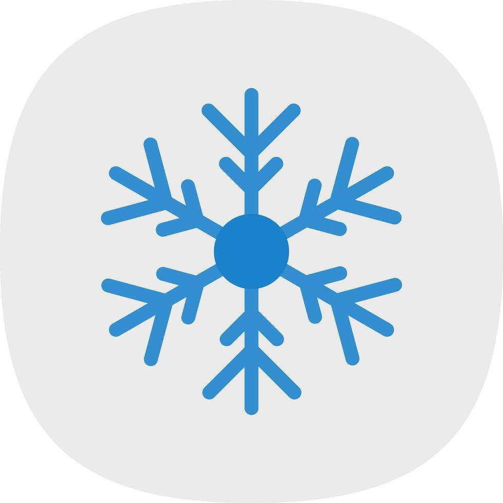 Snowflake Vector Icon Design