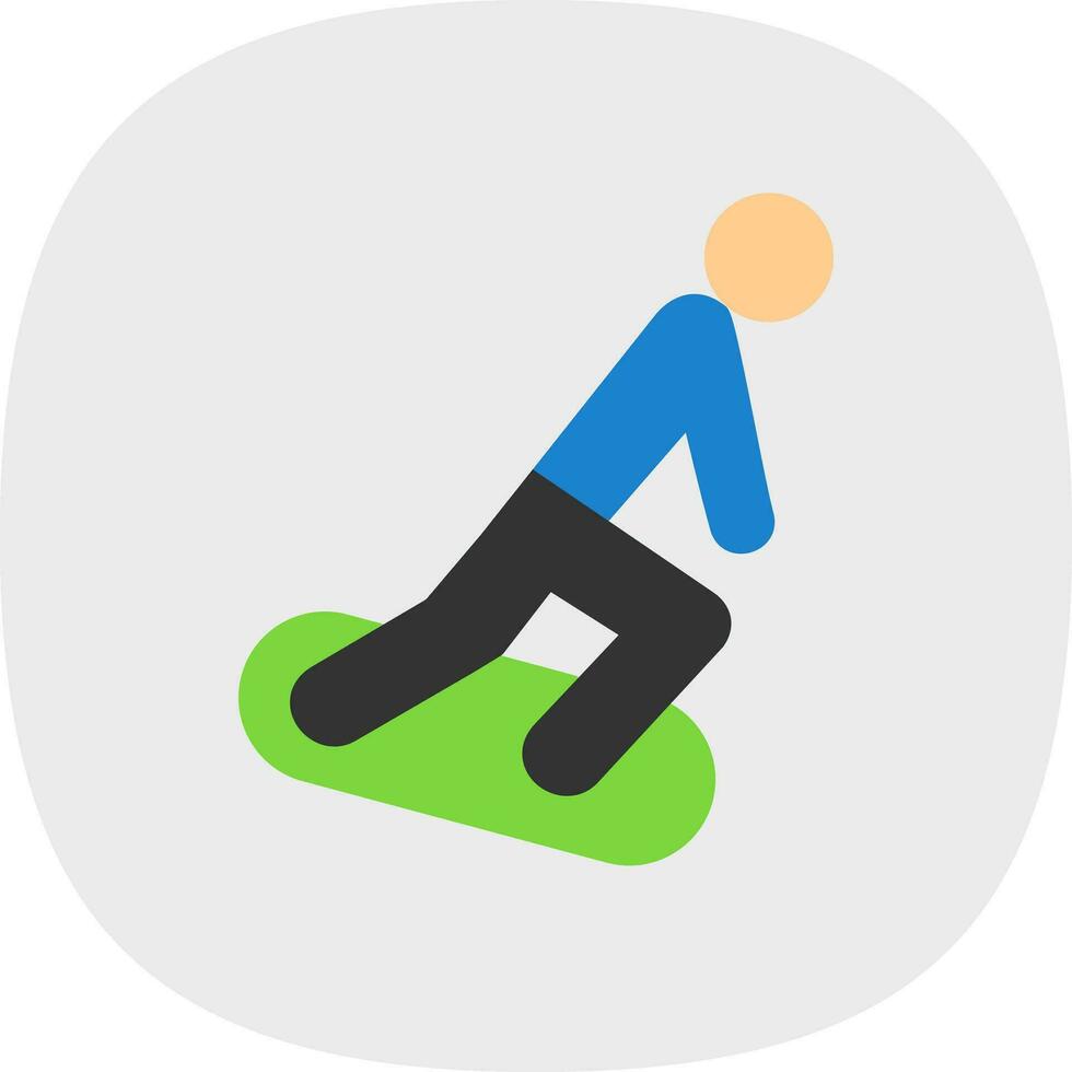 Snowboarding Vector Icon Design