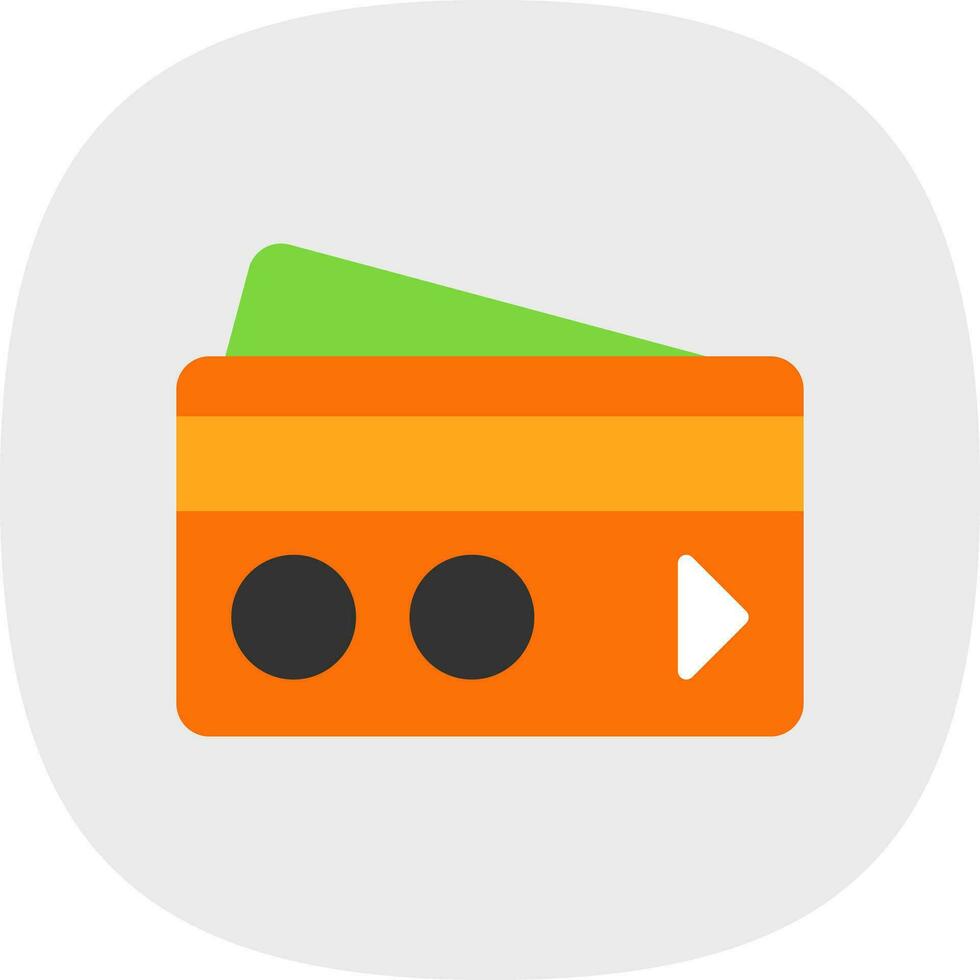 Debit card Vector Icon Design