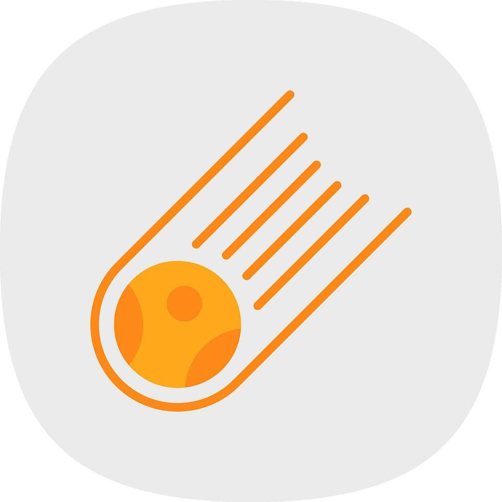 Meteorite Vector Icon Design
