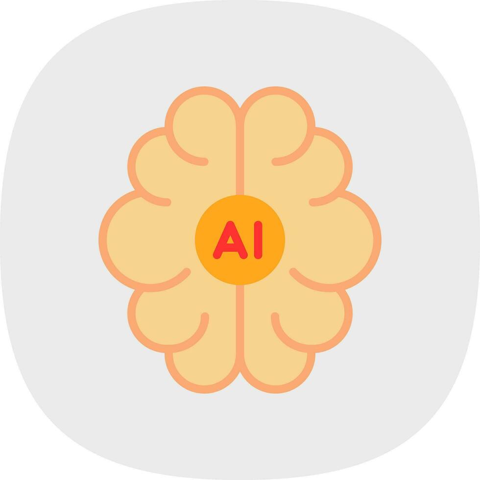 Brain Vector Icon Design