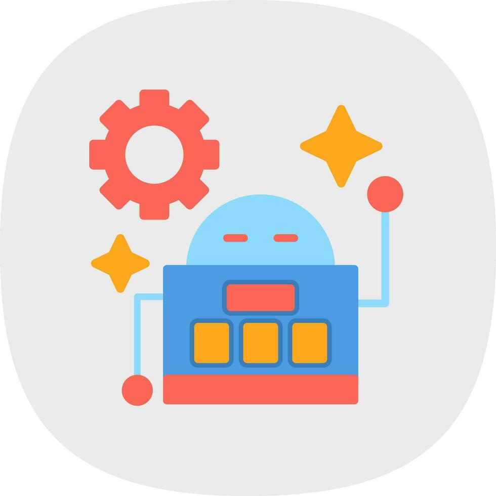 Robot Vector Icon Design