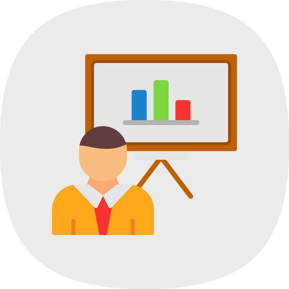 Presentation Vector Icon Design
