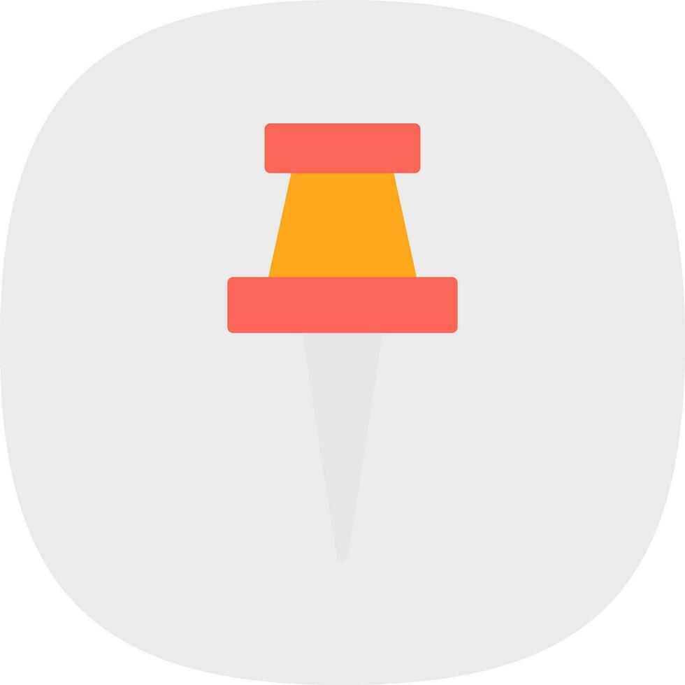 Push pin Vector Icon Design