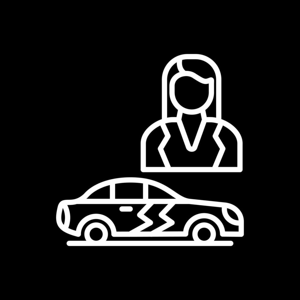 Saleswoman Vector Icon Design