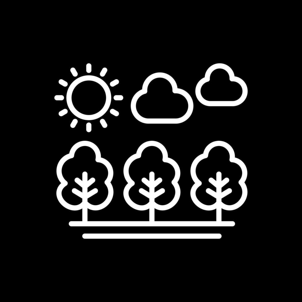 Forest Vector Icon Design