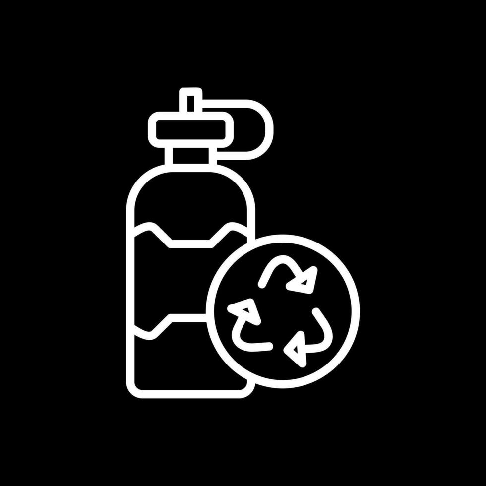 Reusable bottle Vector Icon Design