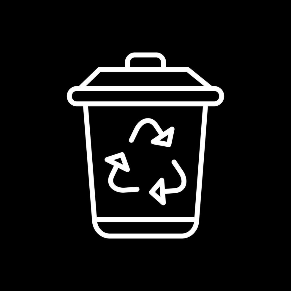 Recycle bin Vector Icon Design