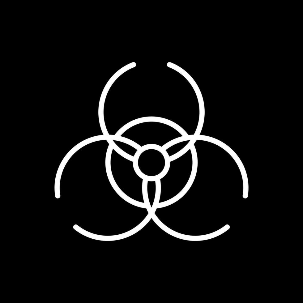 Biohazard sign Vector Icon Design