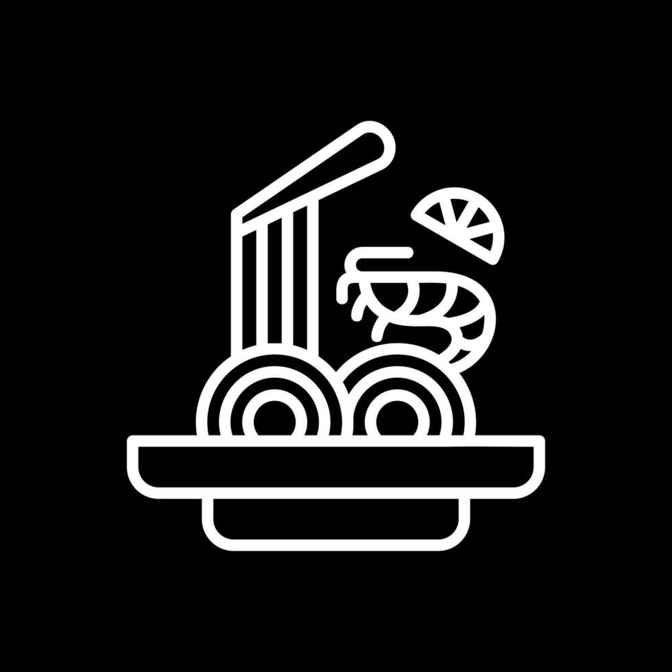 Pad thai Vector Icon Design