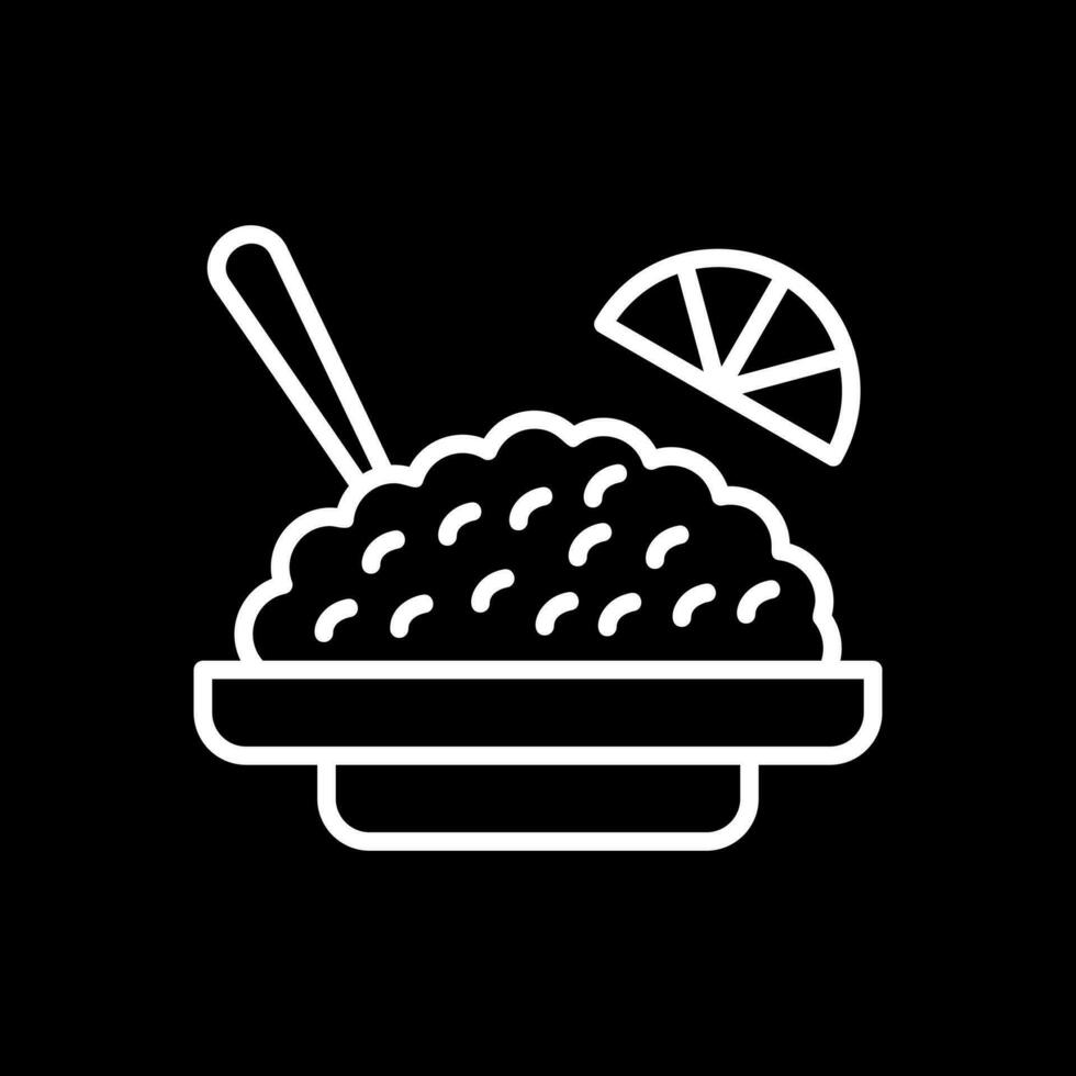 American fried rice Vector Icon Design