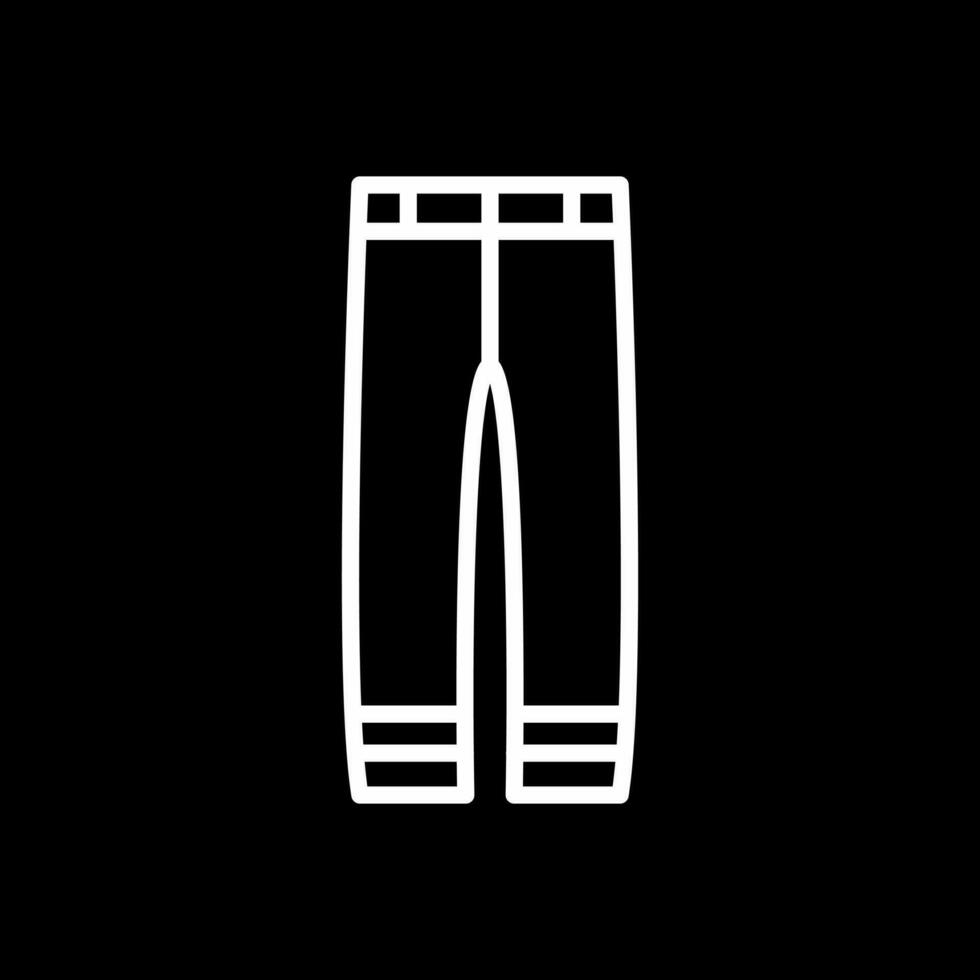 diseño de icono de vector de pantalones