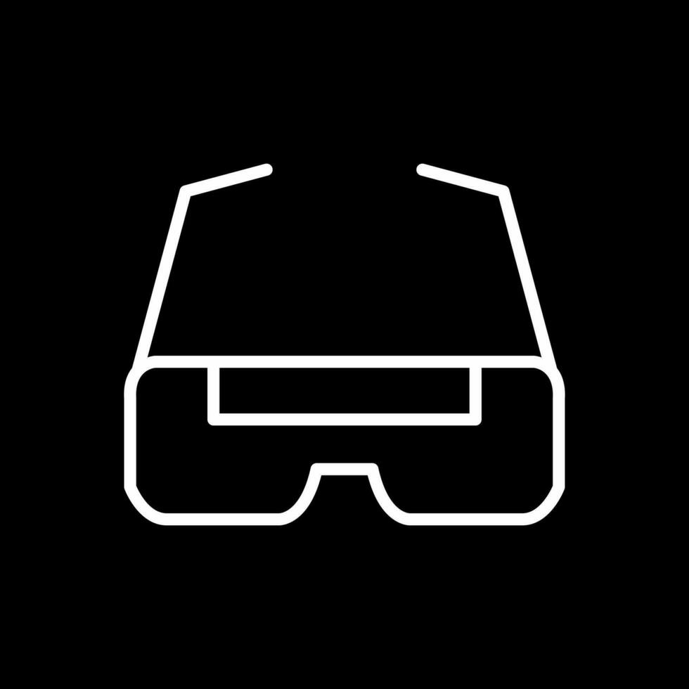 diseño de icono de vector de gafas