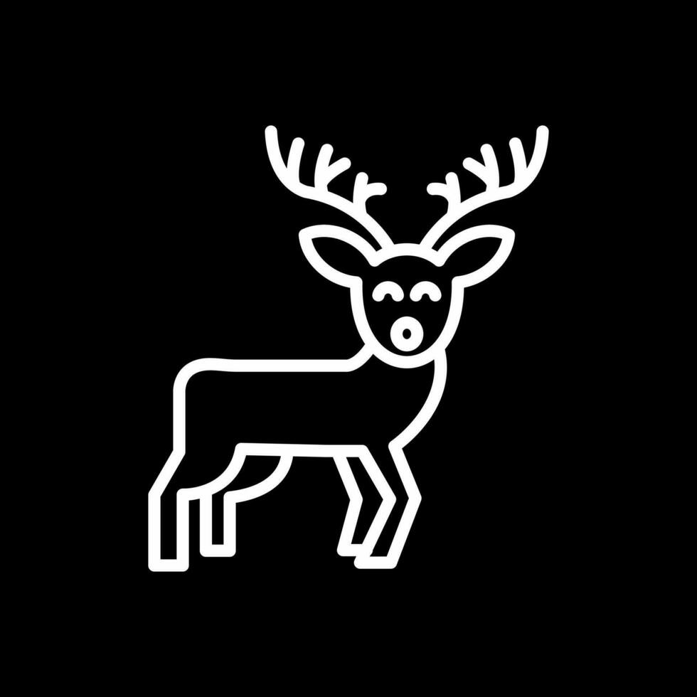 Reindeer Vector Icon Design