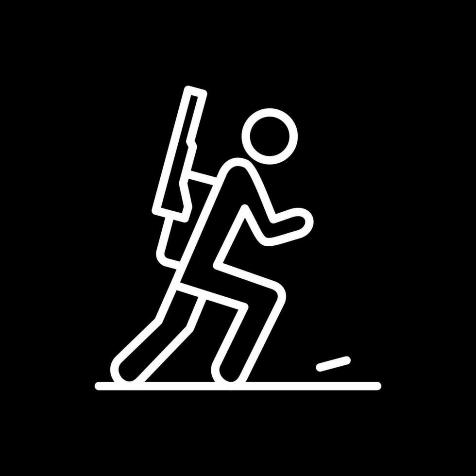 Biathlon Vector Icon Design