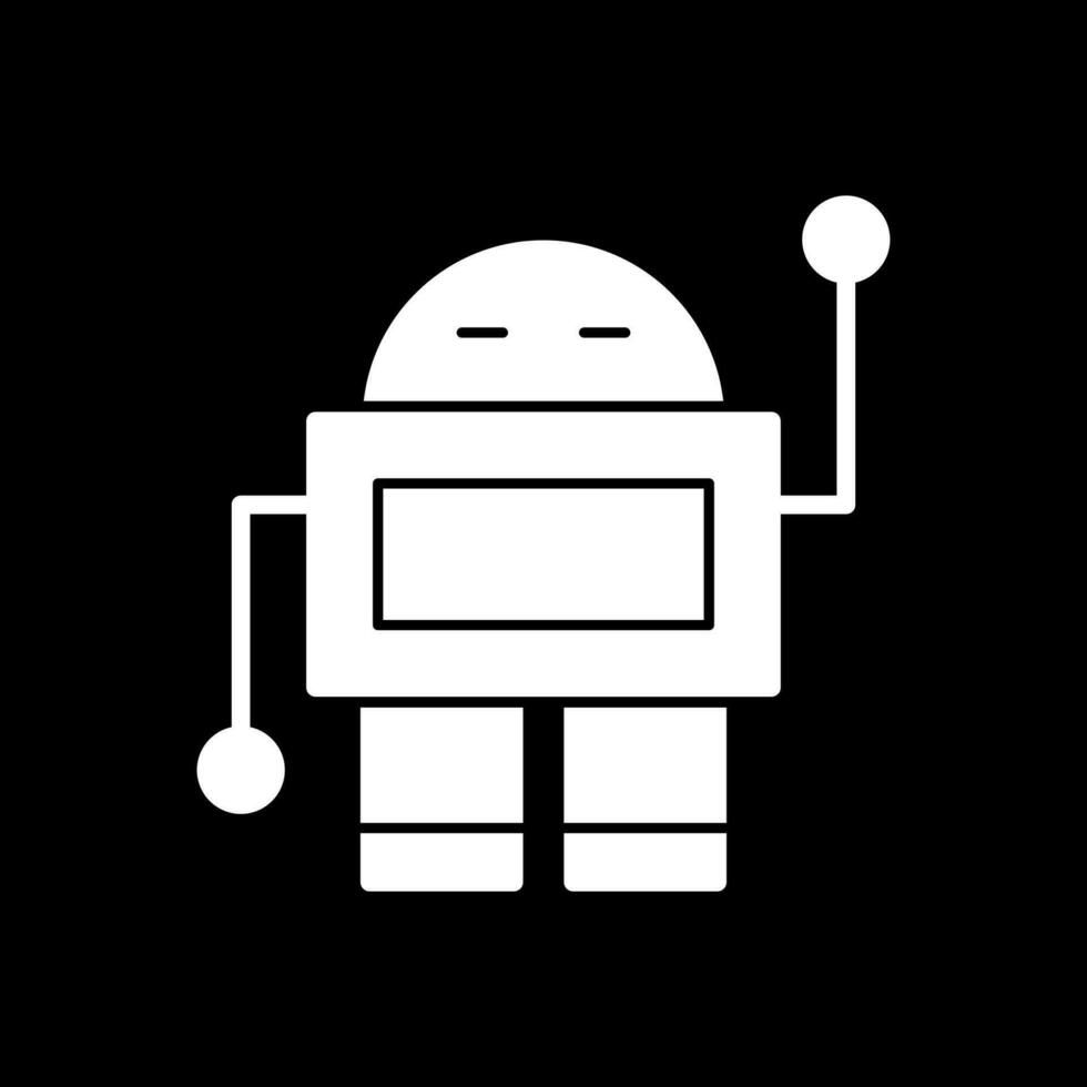 diseño de icono de vector de robot