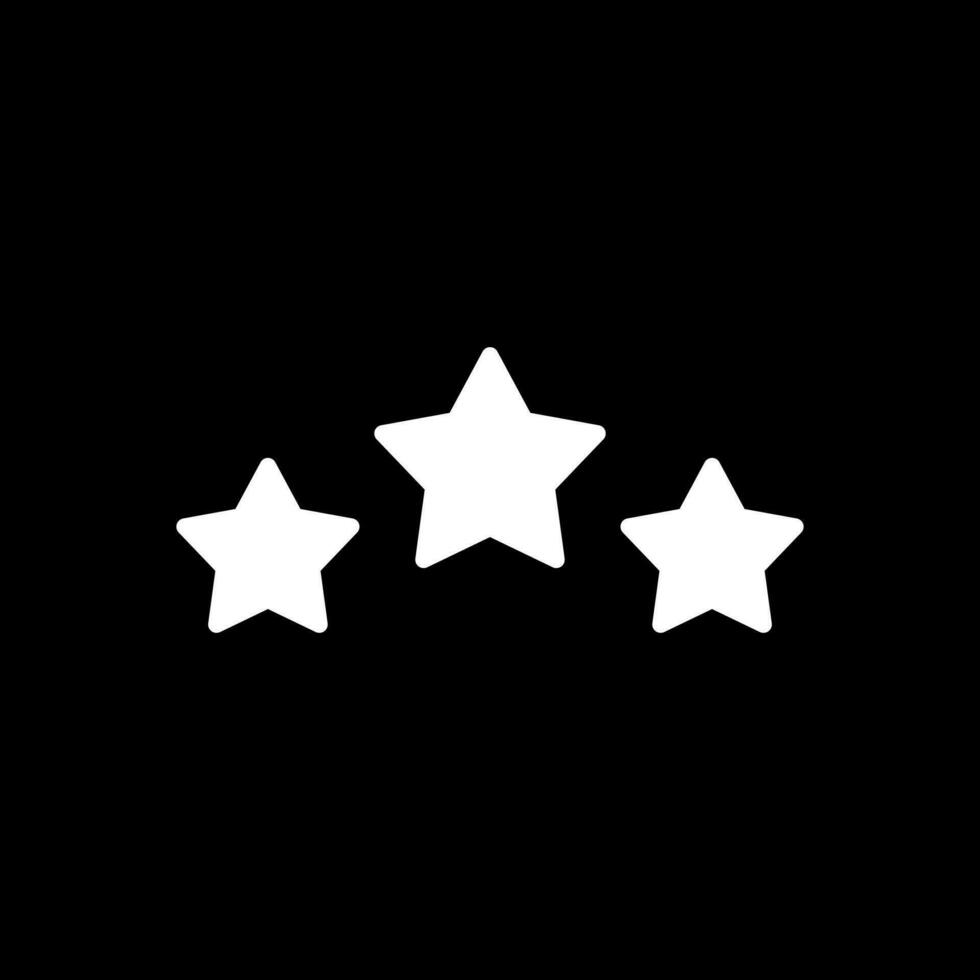 diseño de icono de vector de estrellas