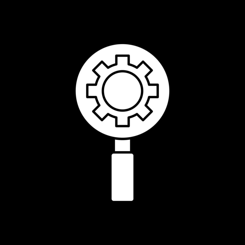 diseño de icono de vector de lupa