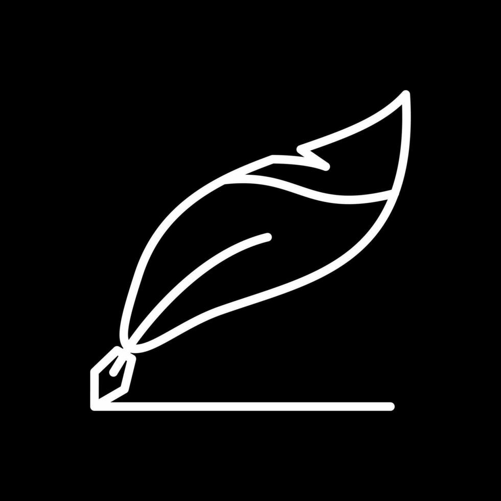 Quill pen Vector Icon Design