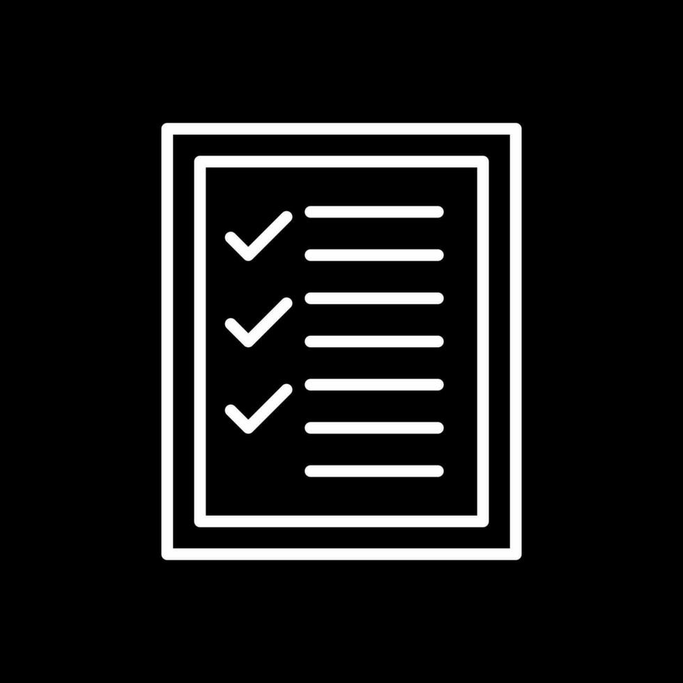 Checklist Vector Icon Design