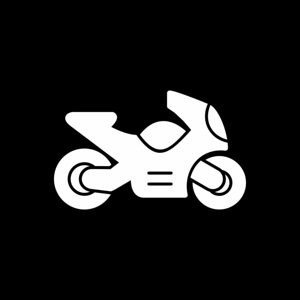 Motorcycle Vector Icon Design