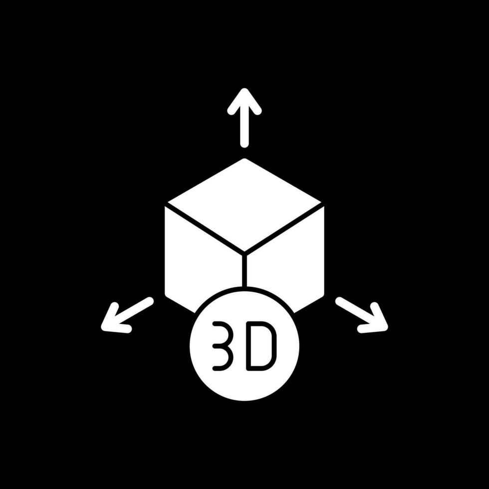 diseño de icono de vector de modelo 3d