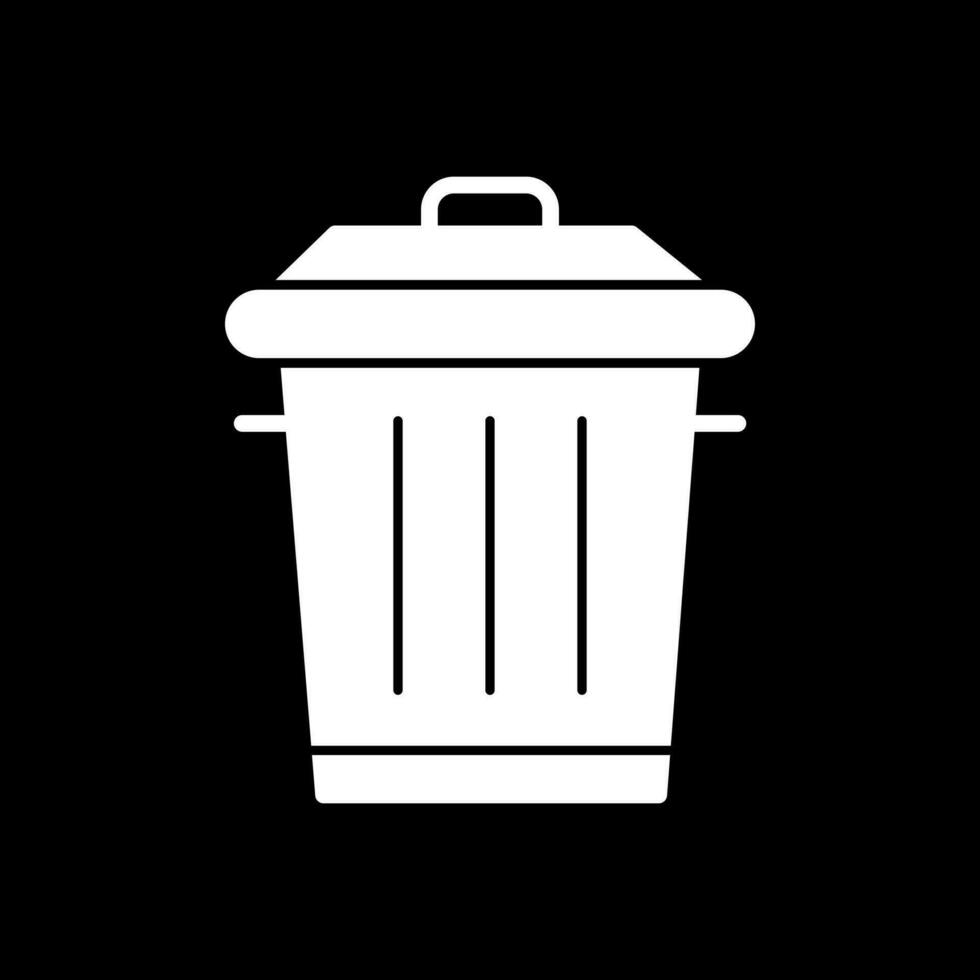 diseño de icono de vector de basura