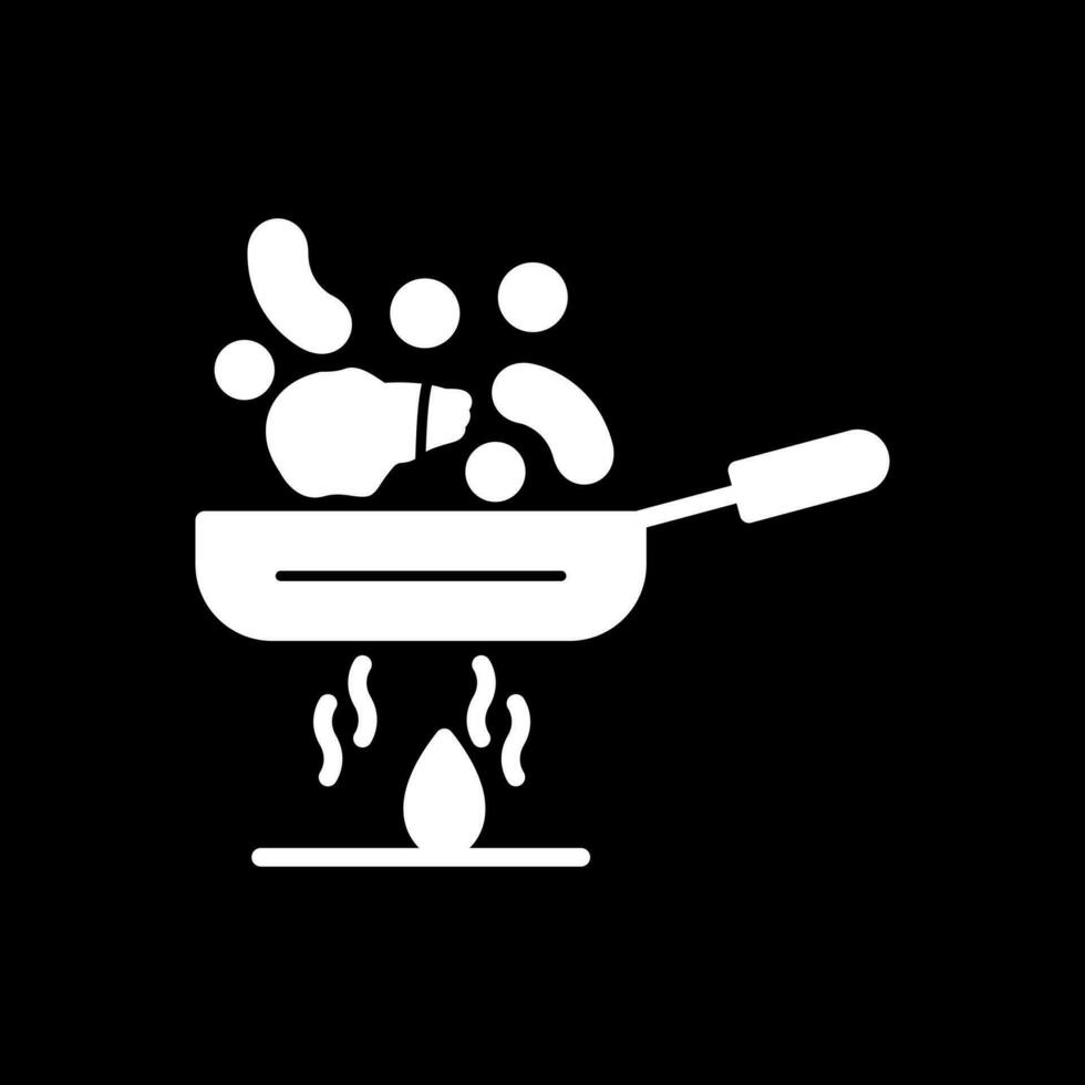 Stir fry Vector Icon Design