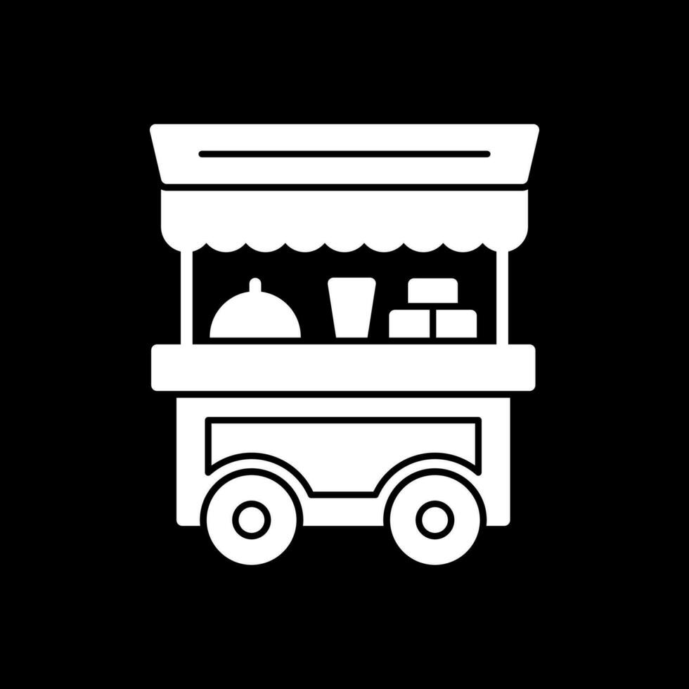 Food cart Vector Icon Design