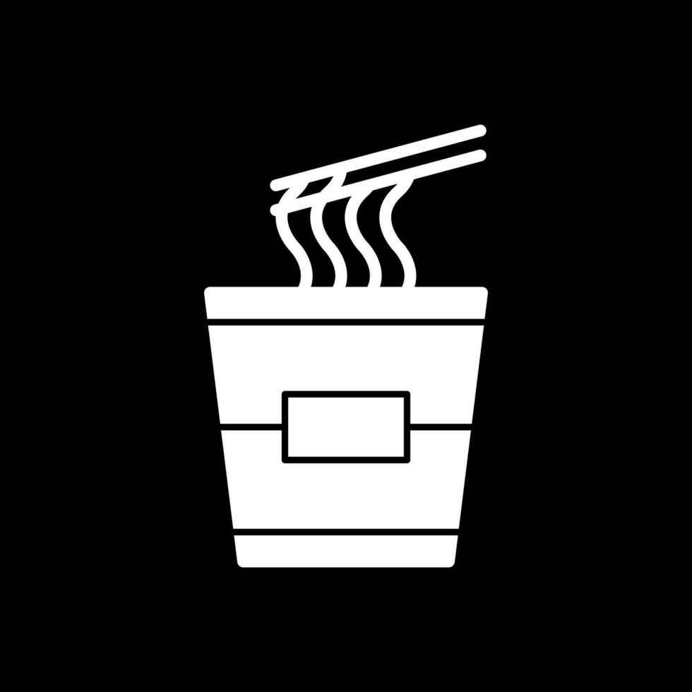 Instant noodles Vector Icon Design