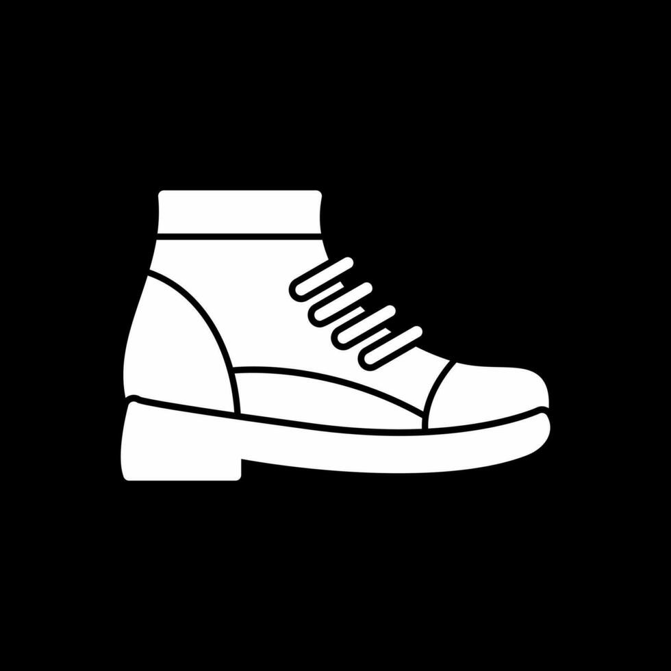 diseño de icono de vector de botas