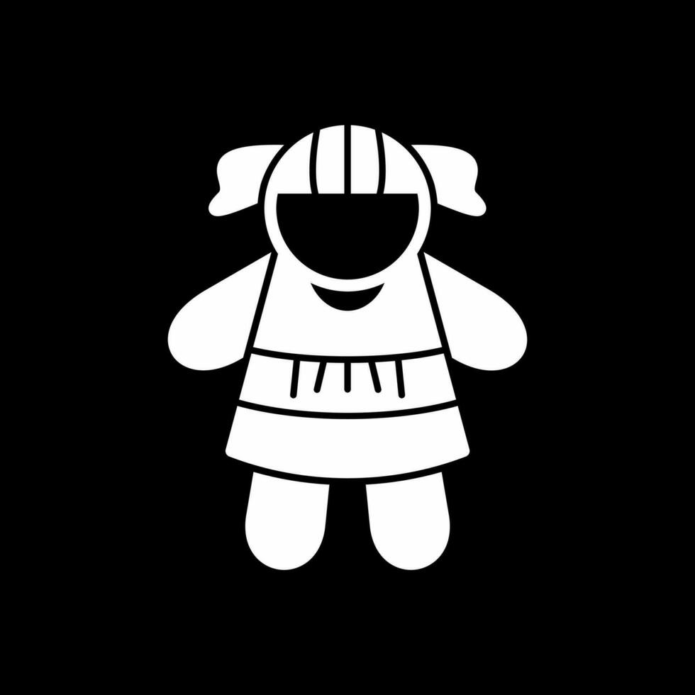 diseño de icono de vector de muñeca