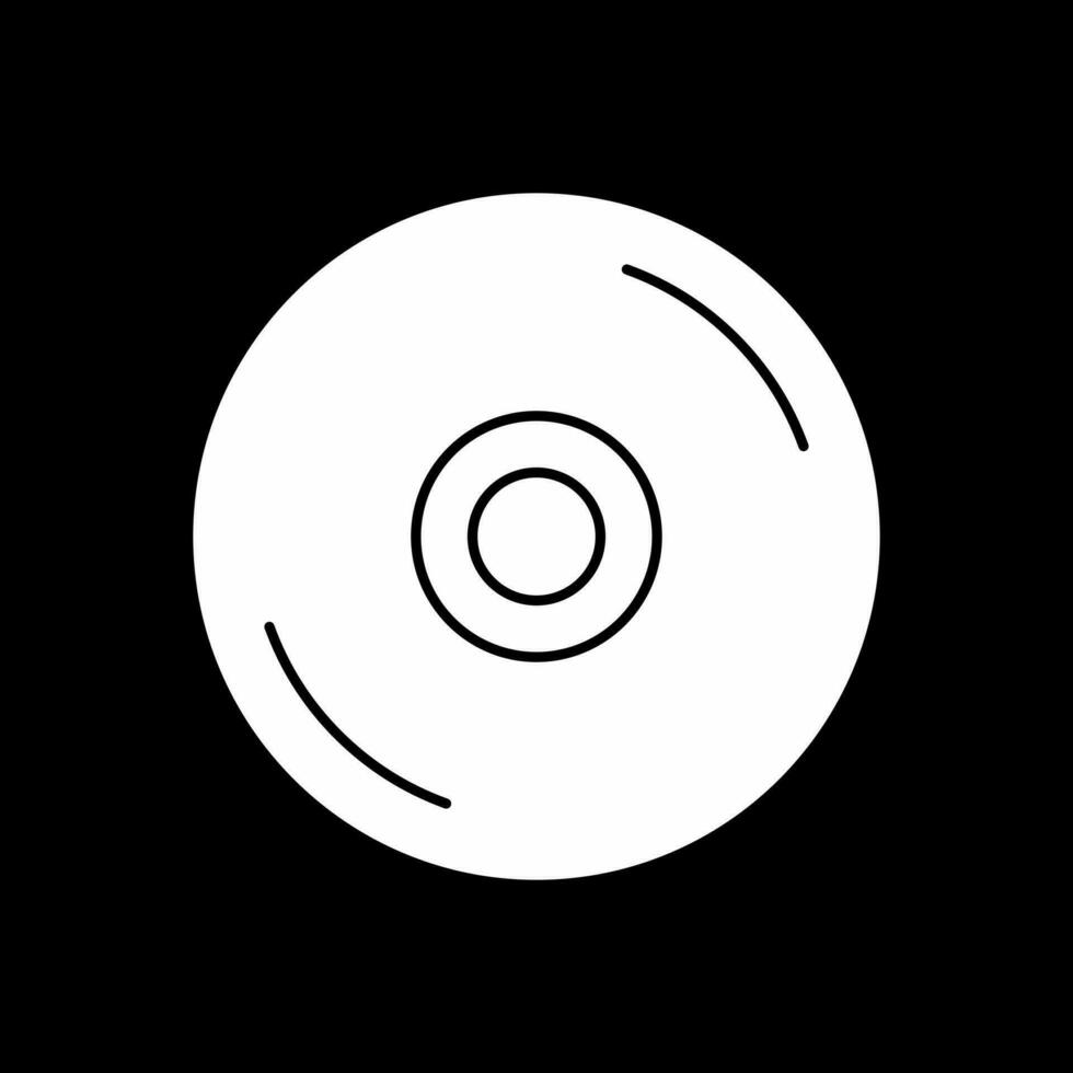 diseño de icono de vector de cd