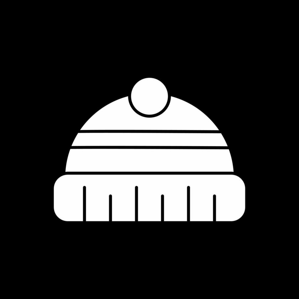 diseño de icono de vector de gorro