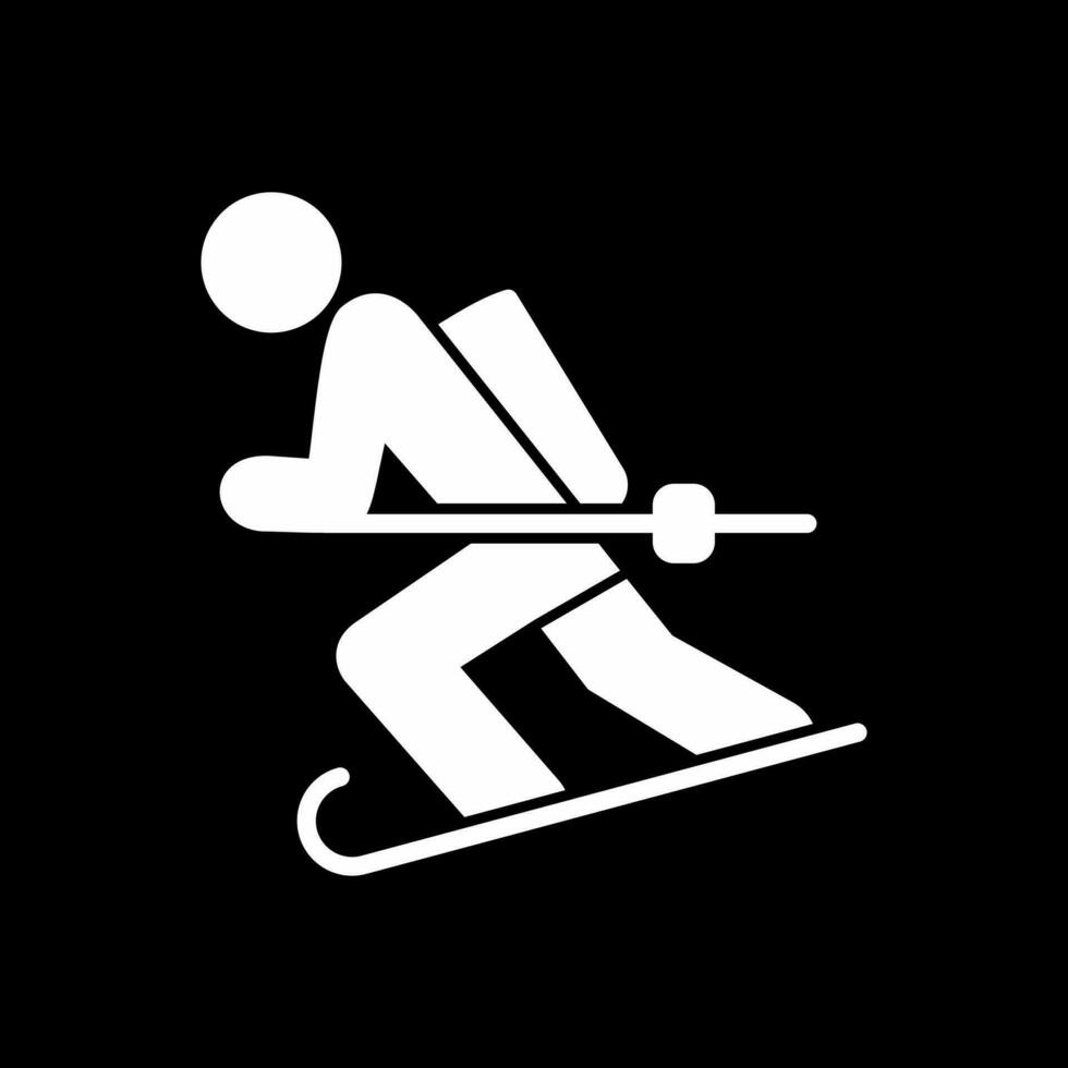 Skis Vector Icon Design