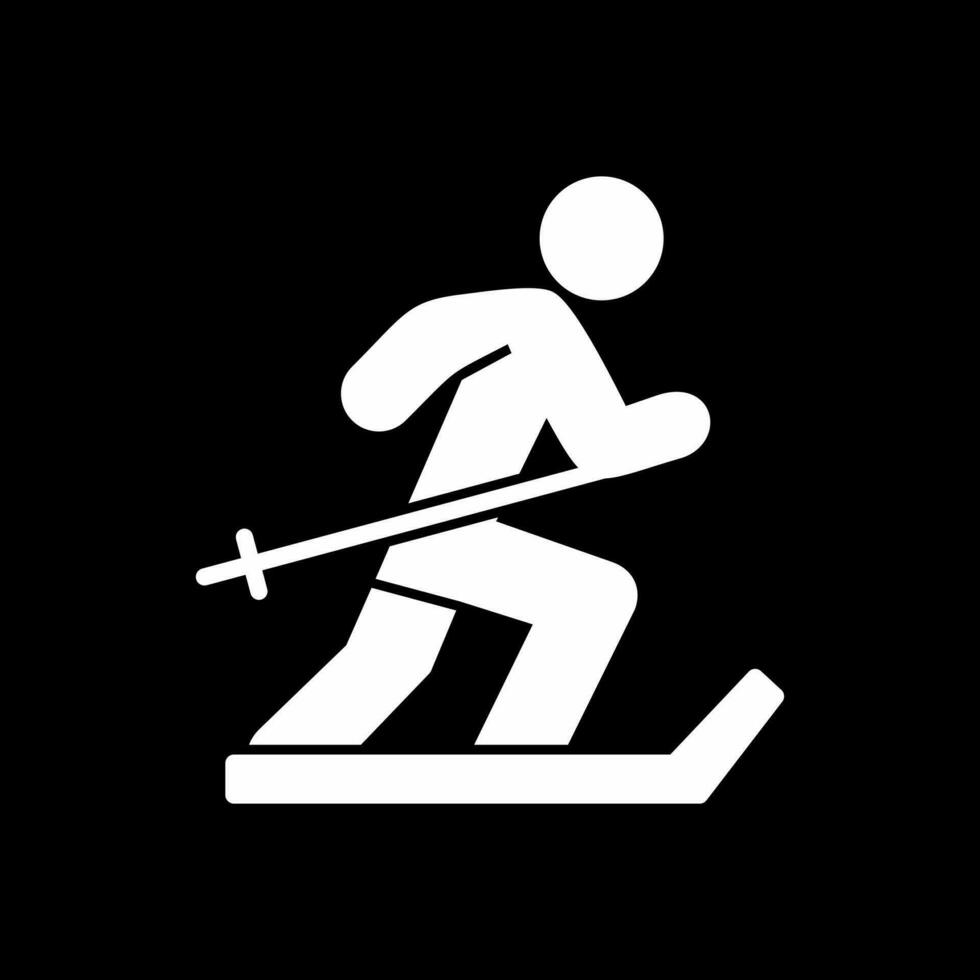 Ski Vector Icon Design