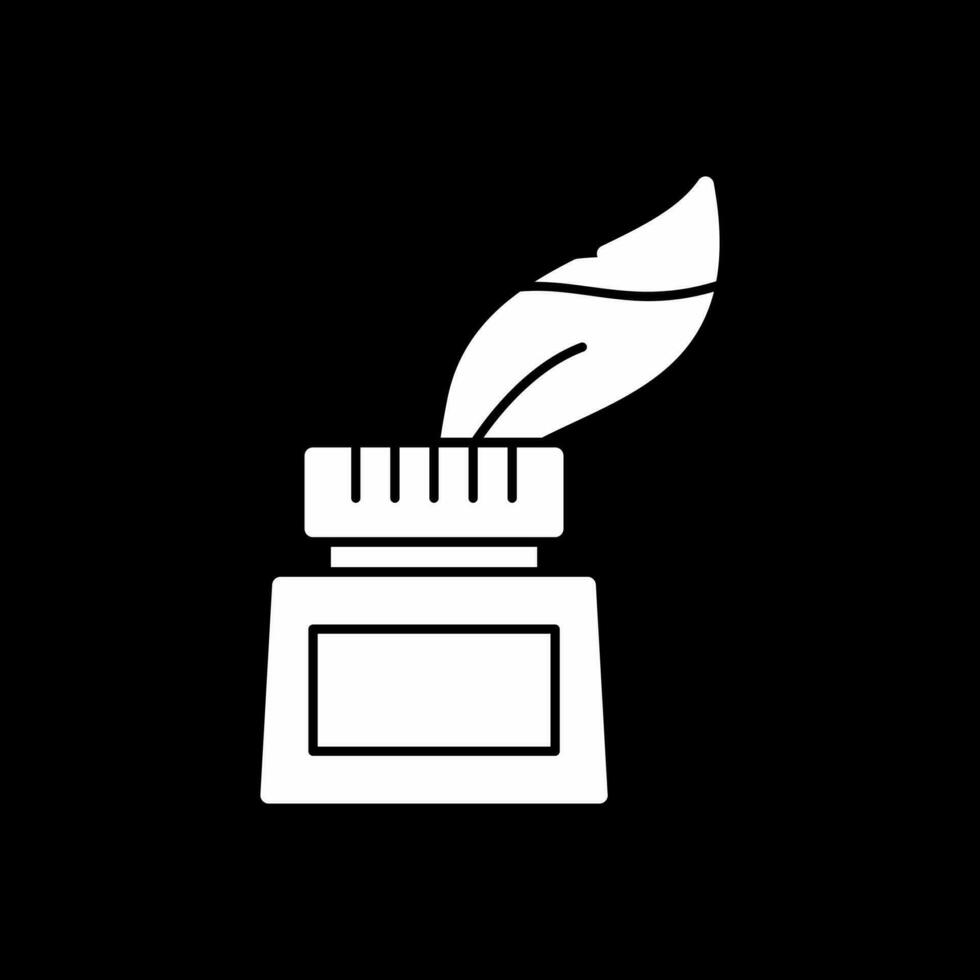 Inkwell Vector Icon Design