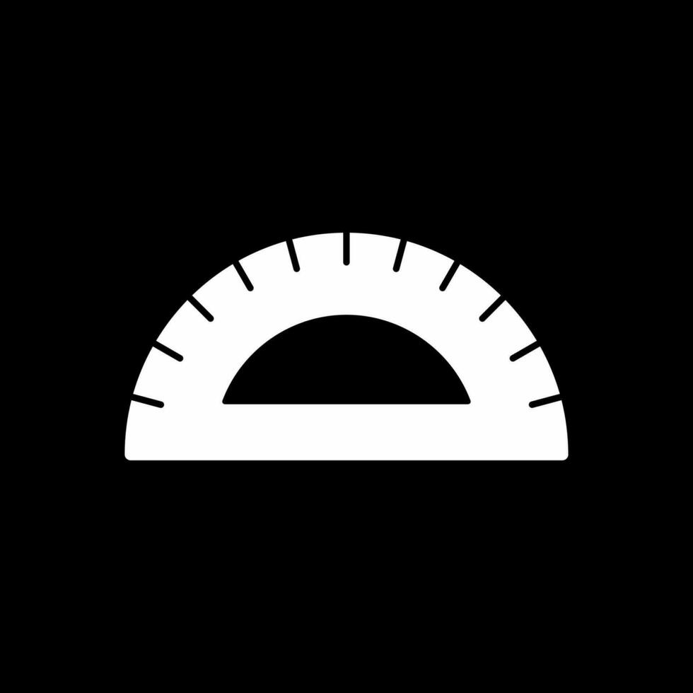 Protractor Vector Icon Design